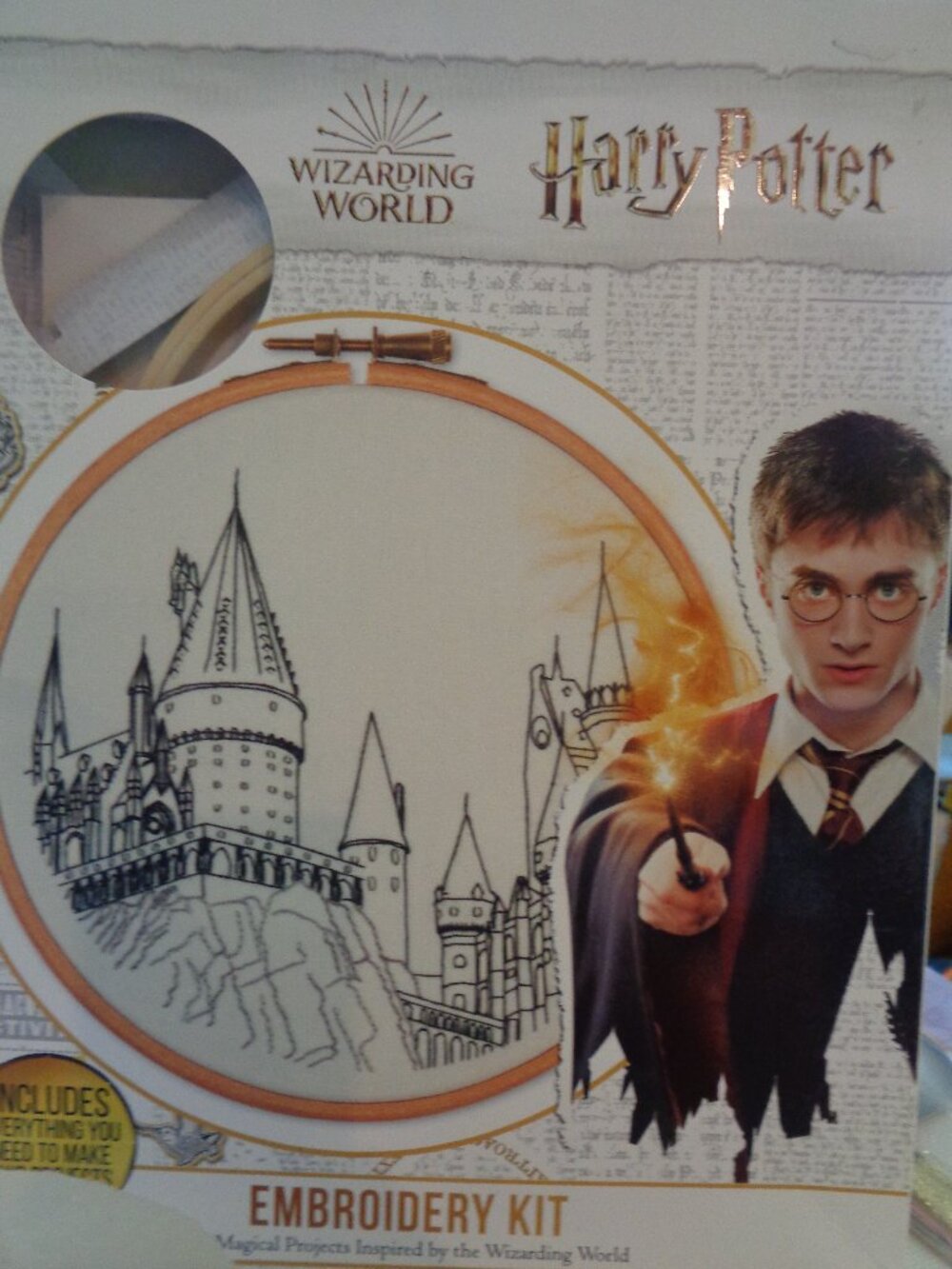 Harry Potter Embroidery Kit - 10 Projects